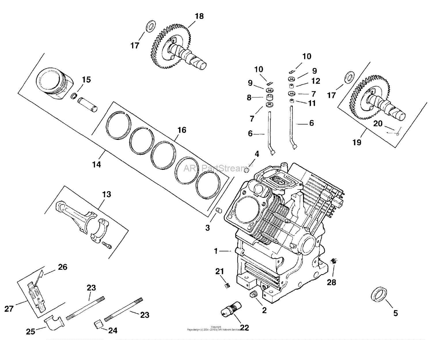 kohler courage 20 parts diagram