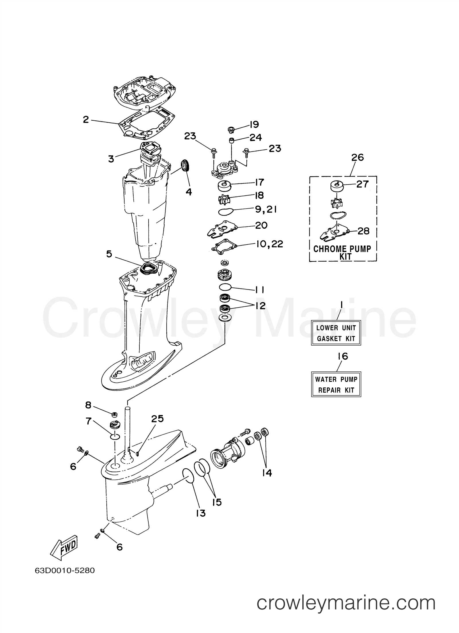 mercury 40 hp outboard parts diagram