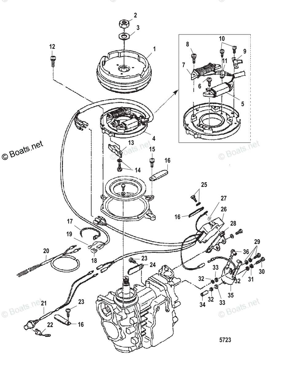 mercury 35 hp outboard parts diagram