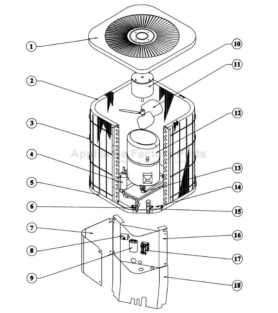 air conditioning unit parts diagram air conditioning unit parts diagram