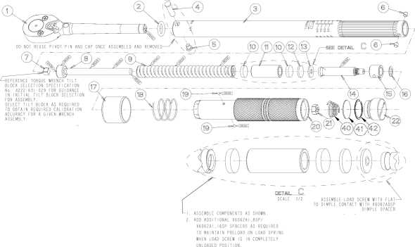 torque wrench parts diagram