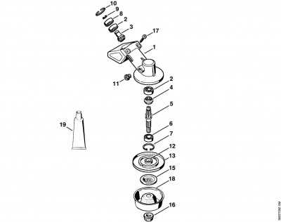 stihl fs90r trimmer parts diagram