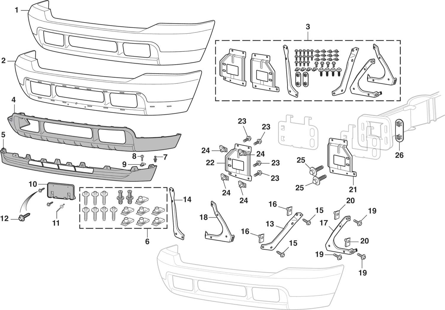 2011 ford f250 front end parts diagram