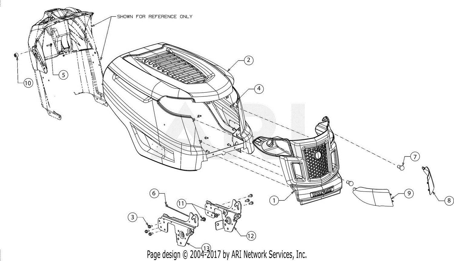 troy bilt 13wm77ks011 parts diagram