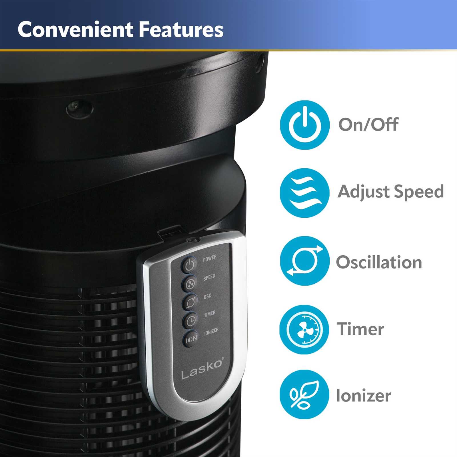 lasko tower fan parts diagram