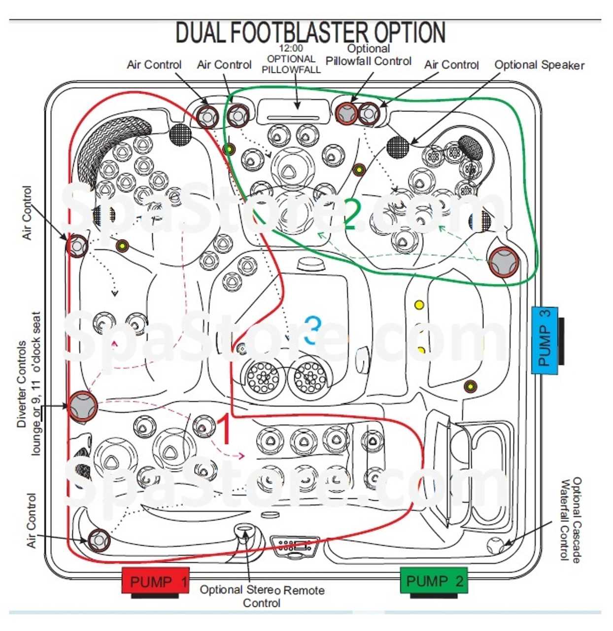 artesian spa parts diagram