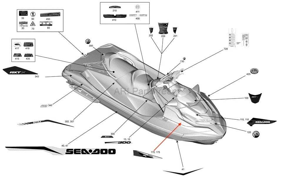 sea doo parts diagram