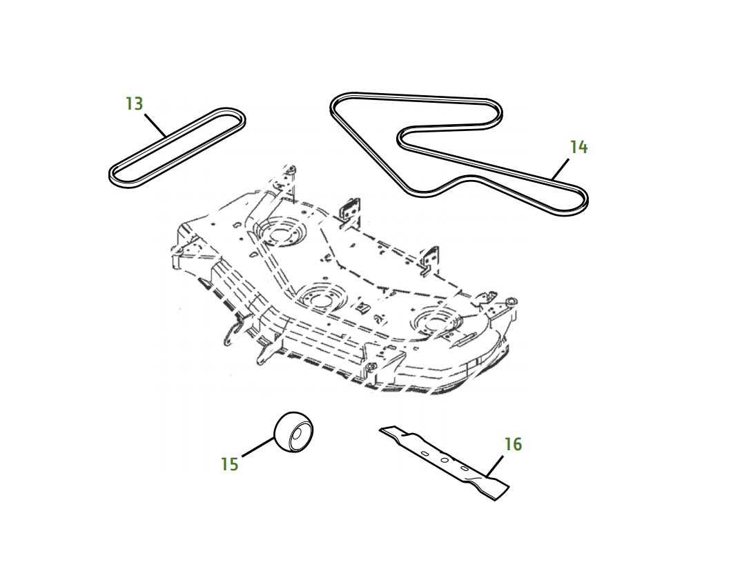 48 inch john deere 48 mower deck parts diagram