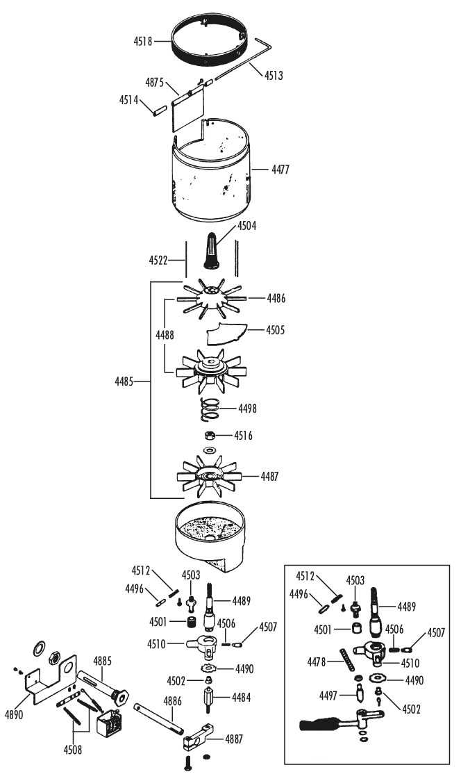 kenmore 500 washer parts diagram