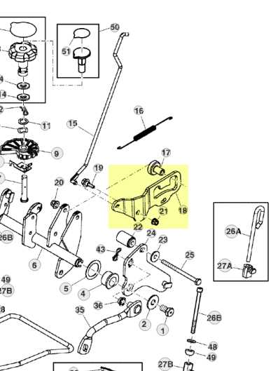 john deere x300 42 inch mower deck parts diagram