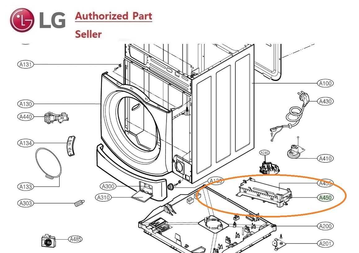 lg dryer parts diagram