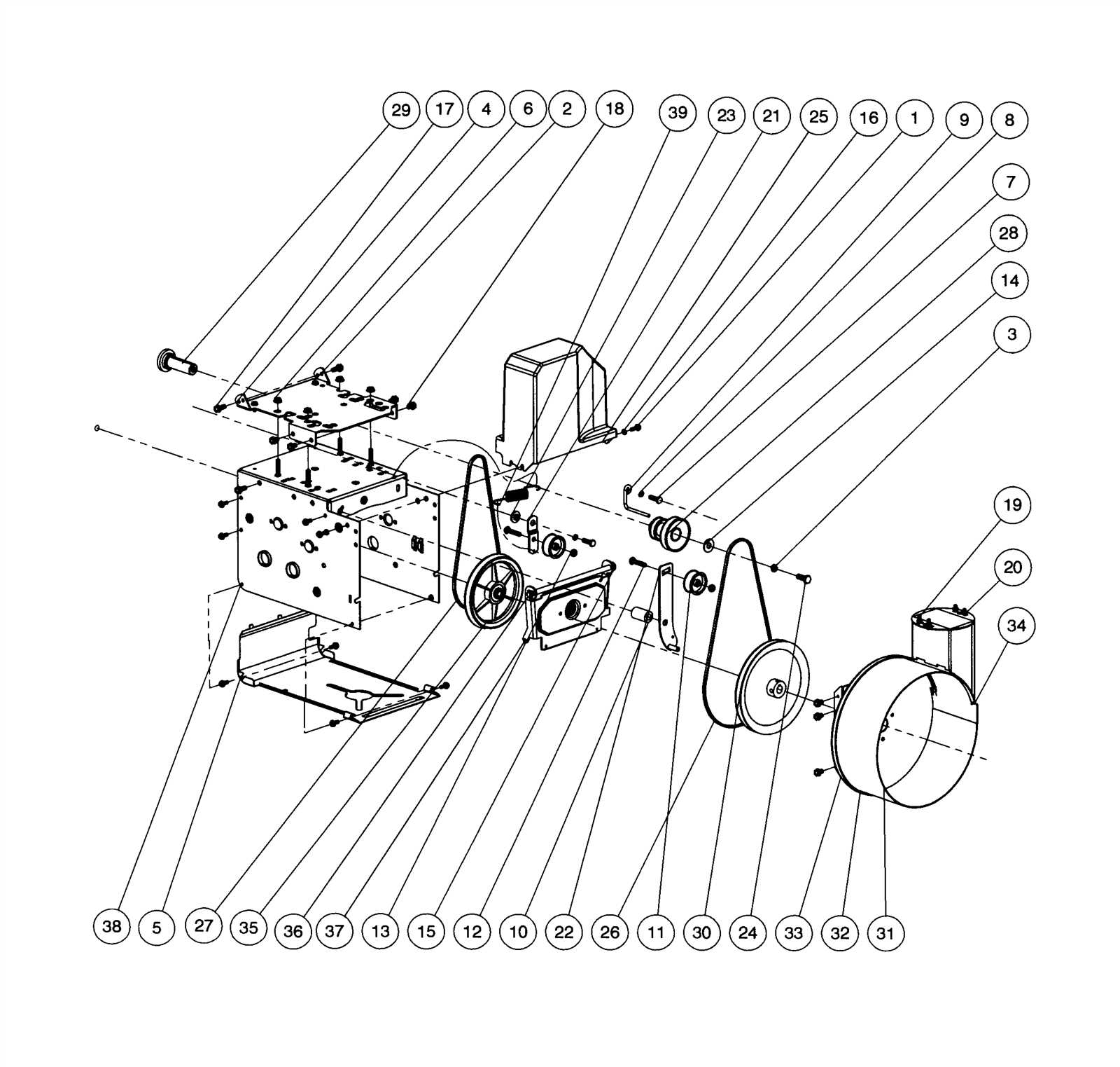 john deere 47 snowblower parts diagram