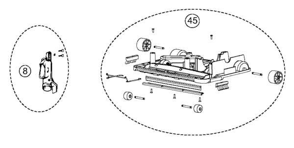 oreck vacuum parts diagram