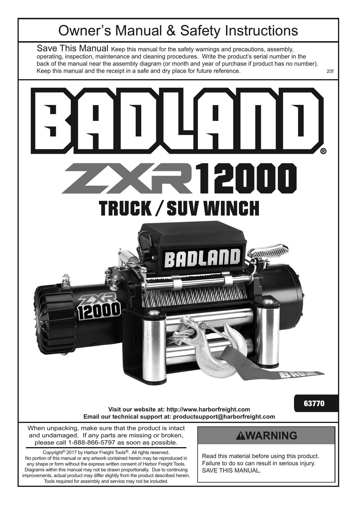 badland winch parts diagram