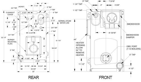 peerless boiler parts diagram