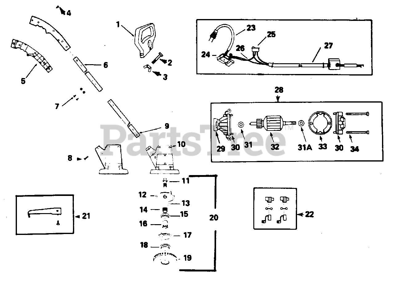 weed wacker parts diagrams