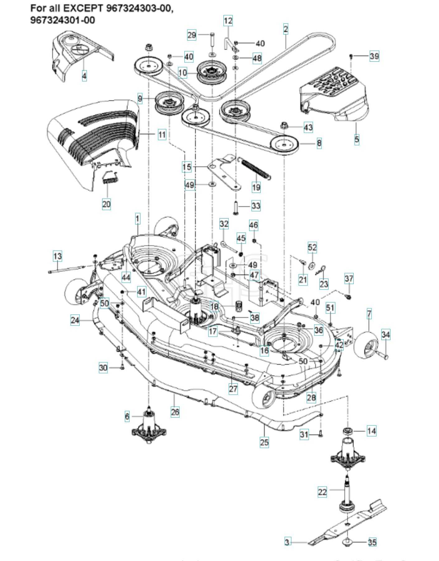 deck parts diagram