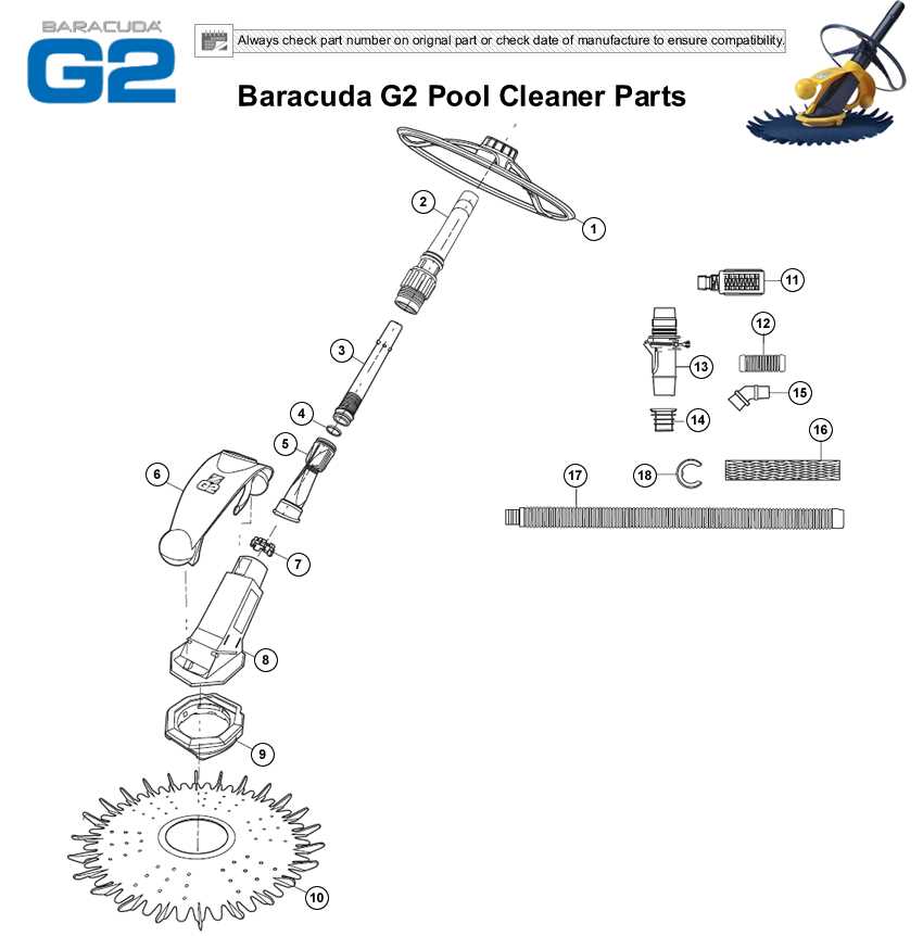 the pool cleaner parts diagram