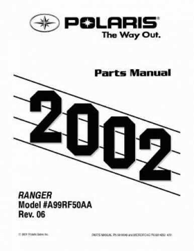 polaris ranger 500 parts diagram