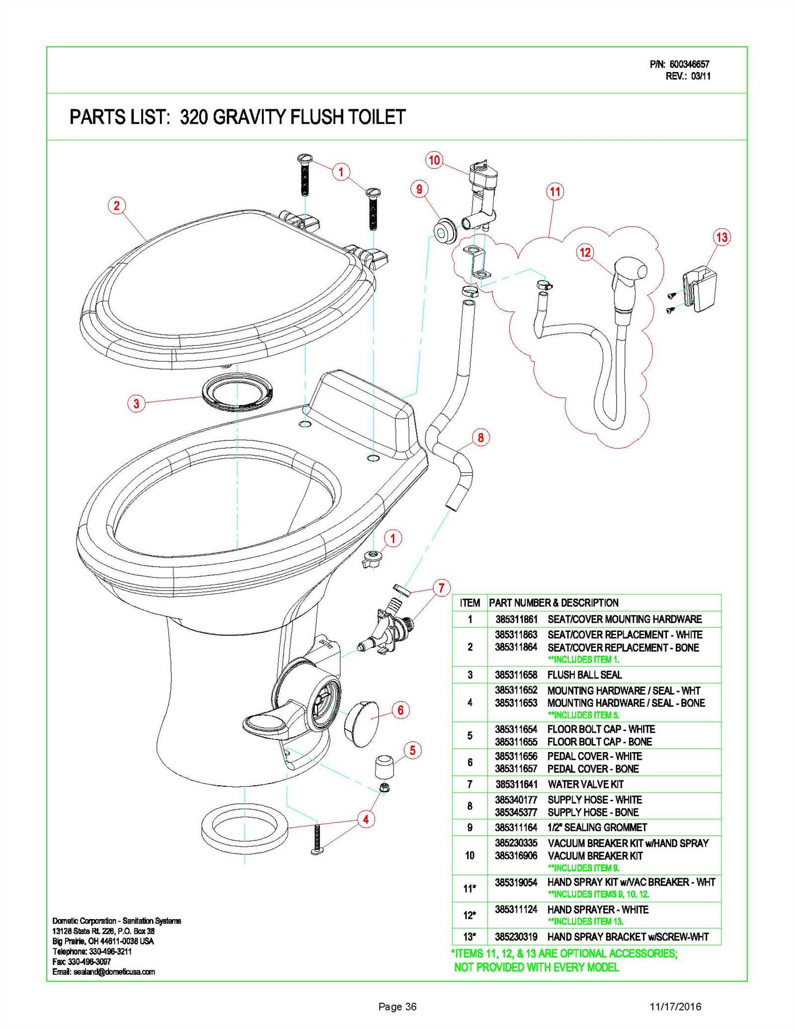 rv toilet parts diagram