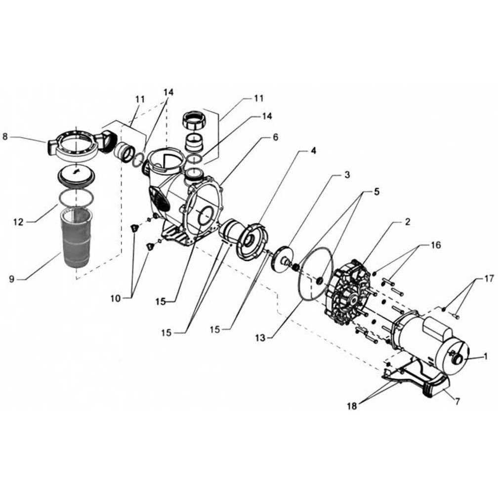 jandy pool pump parts diagram