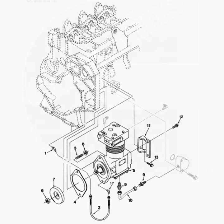 diesel engine parts diagram