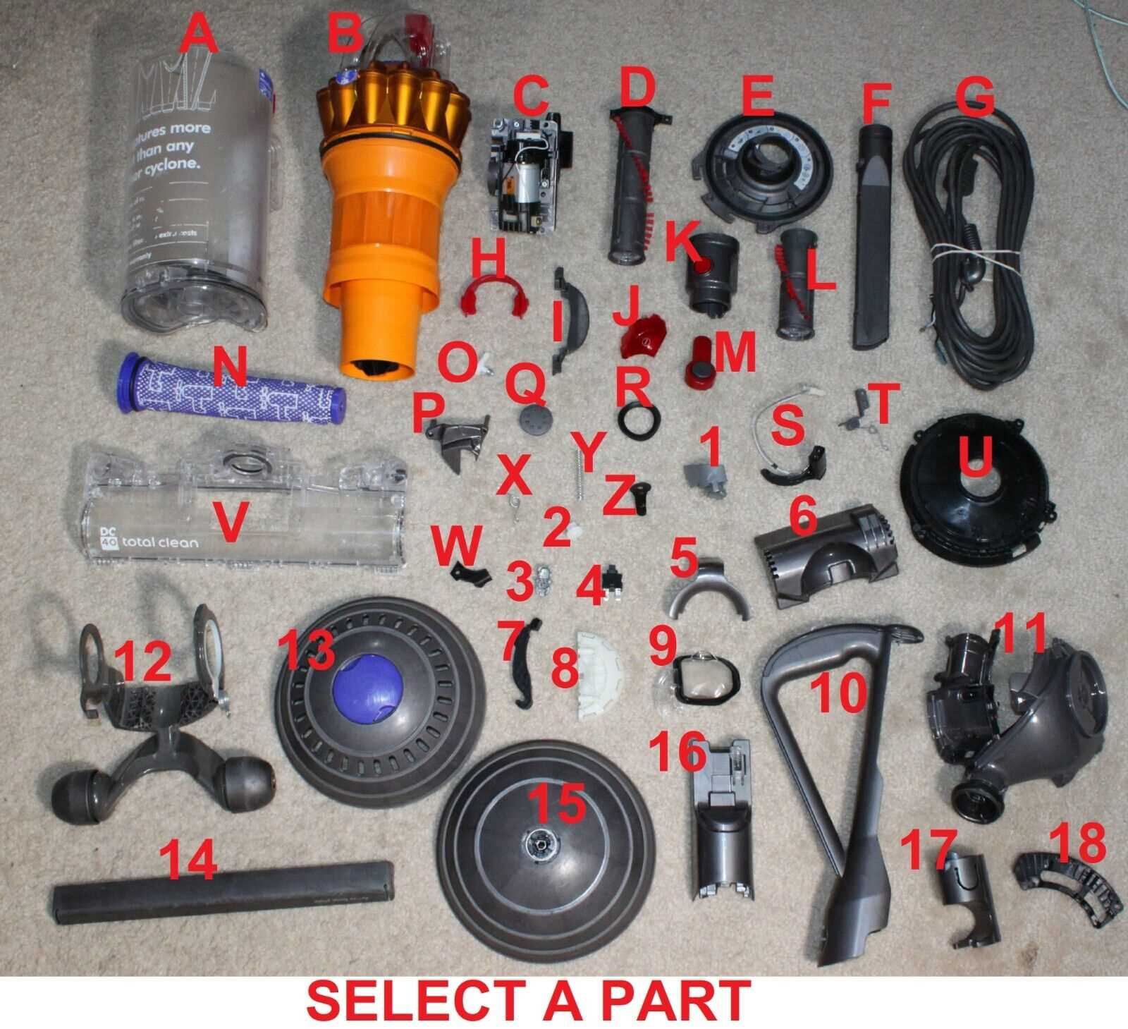 dyson dc18 parts diagram