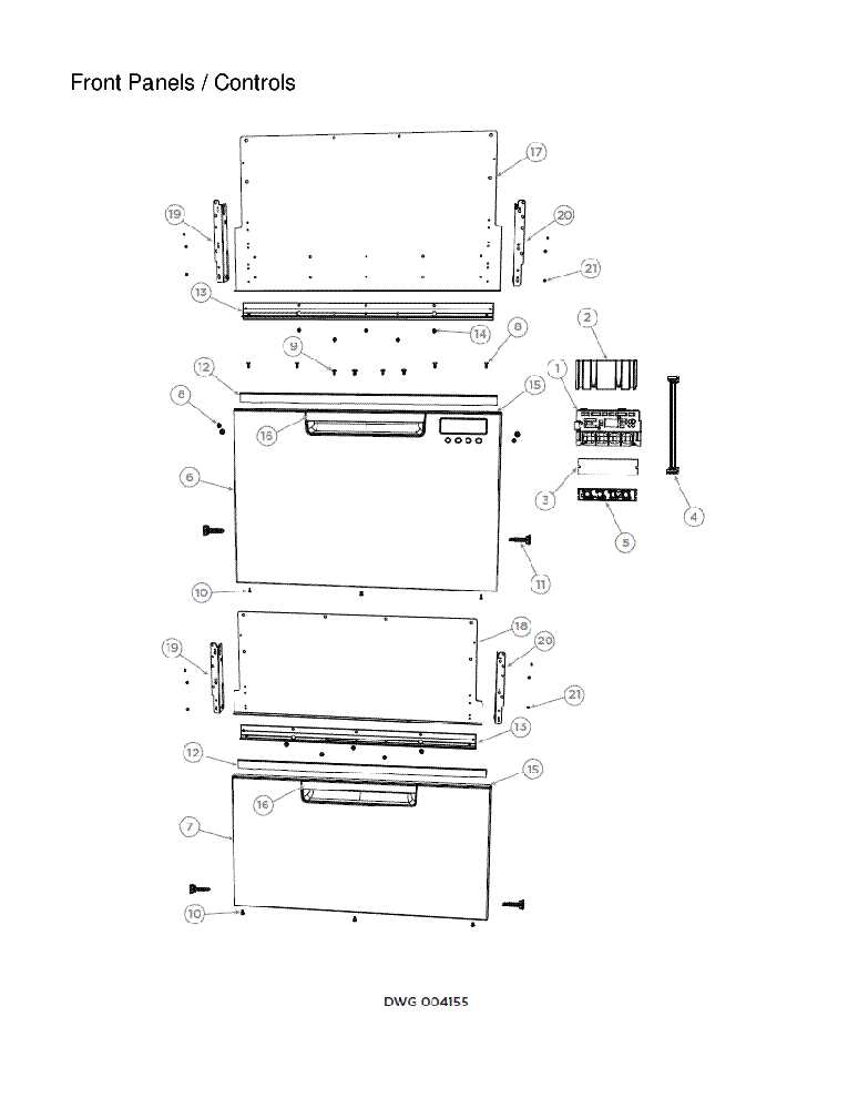 fisher & paykel dishwasher parts diagram