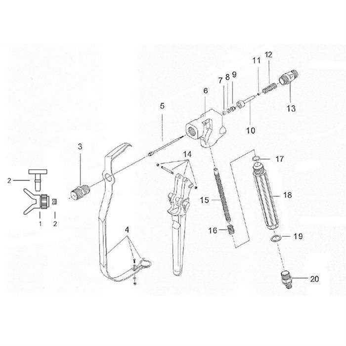 graco magnum x7 spray gun parts diagram