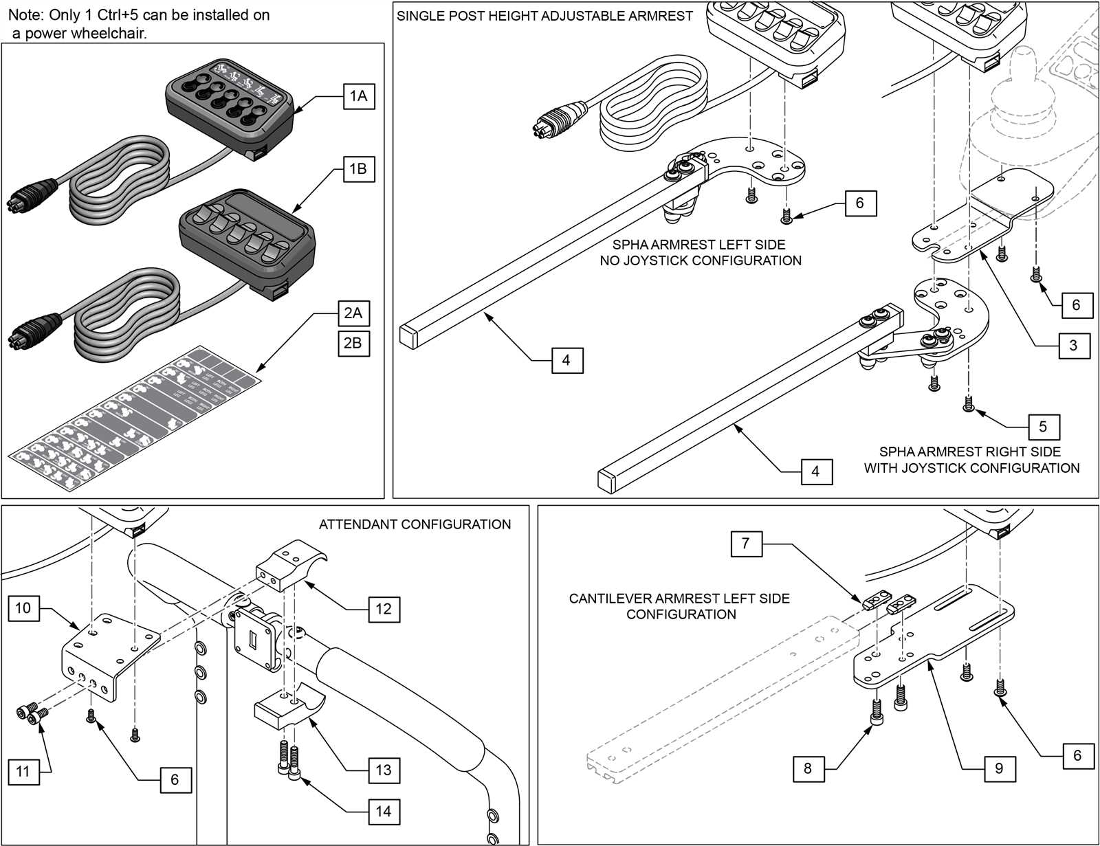 wheelchair parts diagram