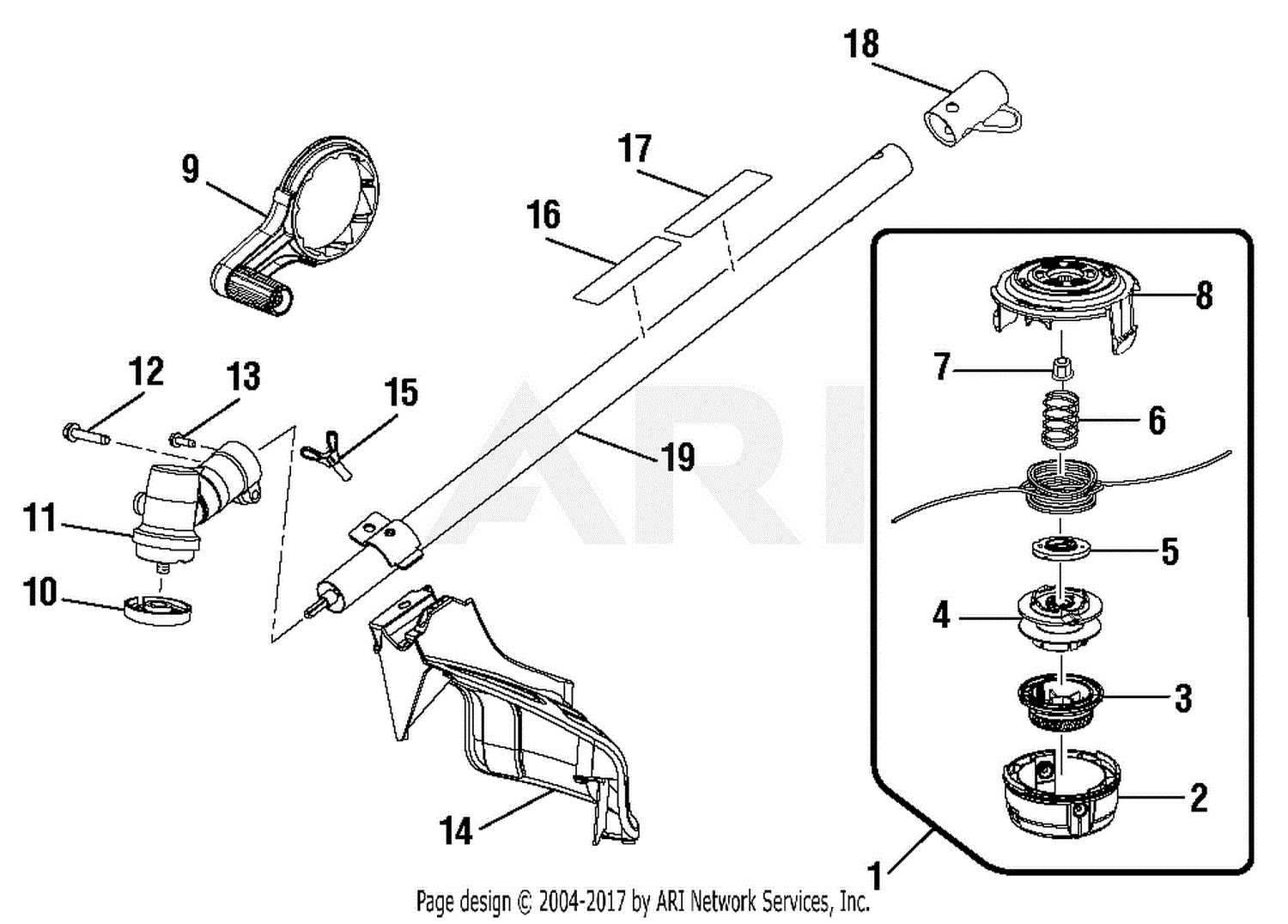 stihl trimmer fs 45 parts diagram