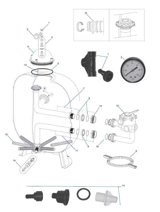 pentair sand filter parts diagram