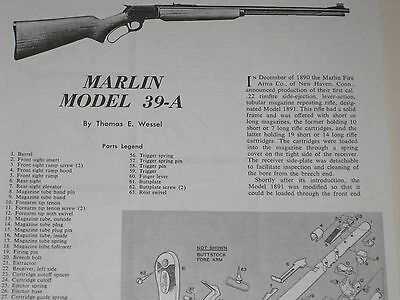 marlin model 39a parts diagram