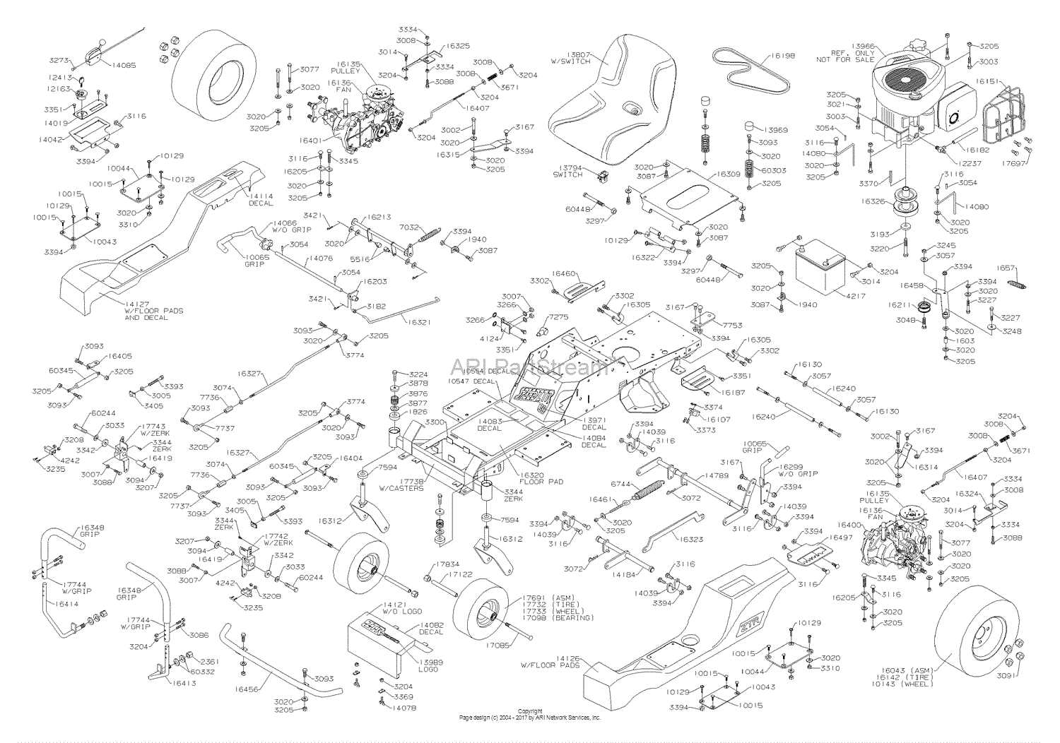 dixon ztr 30 parts diagram