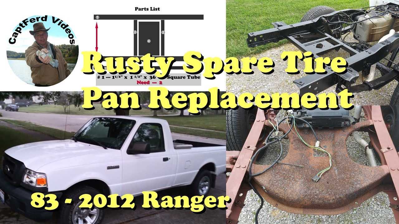 ford ranger frame parts diagram