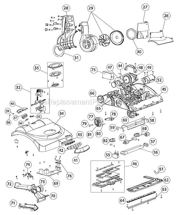 oreck xl parts diagram