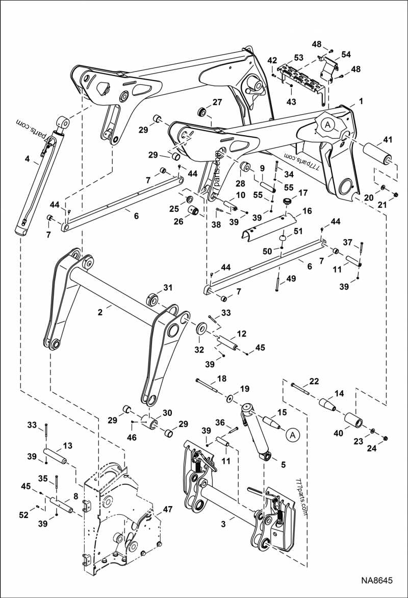 bobcat t190 parts diagram