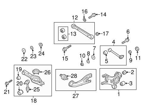 rear suspension parts diagram