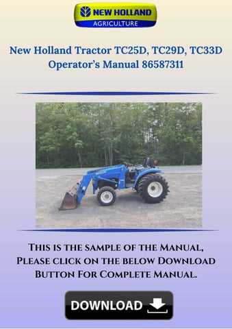 new holland tc33d parts diagram