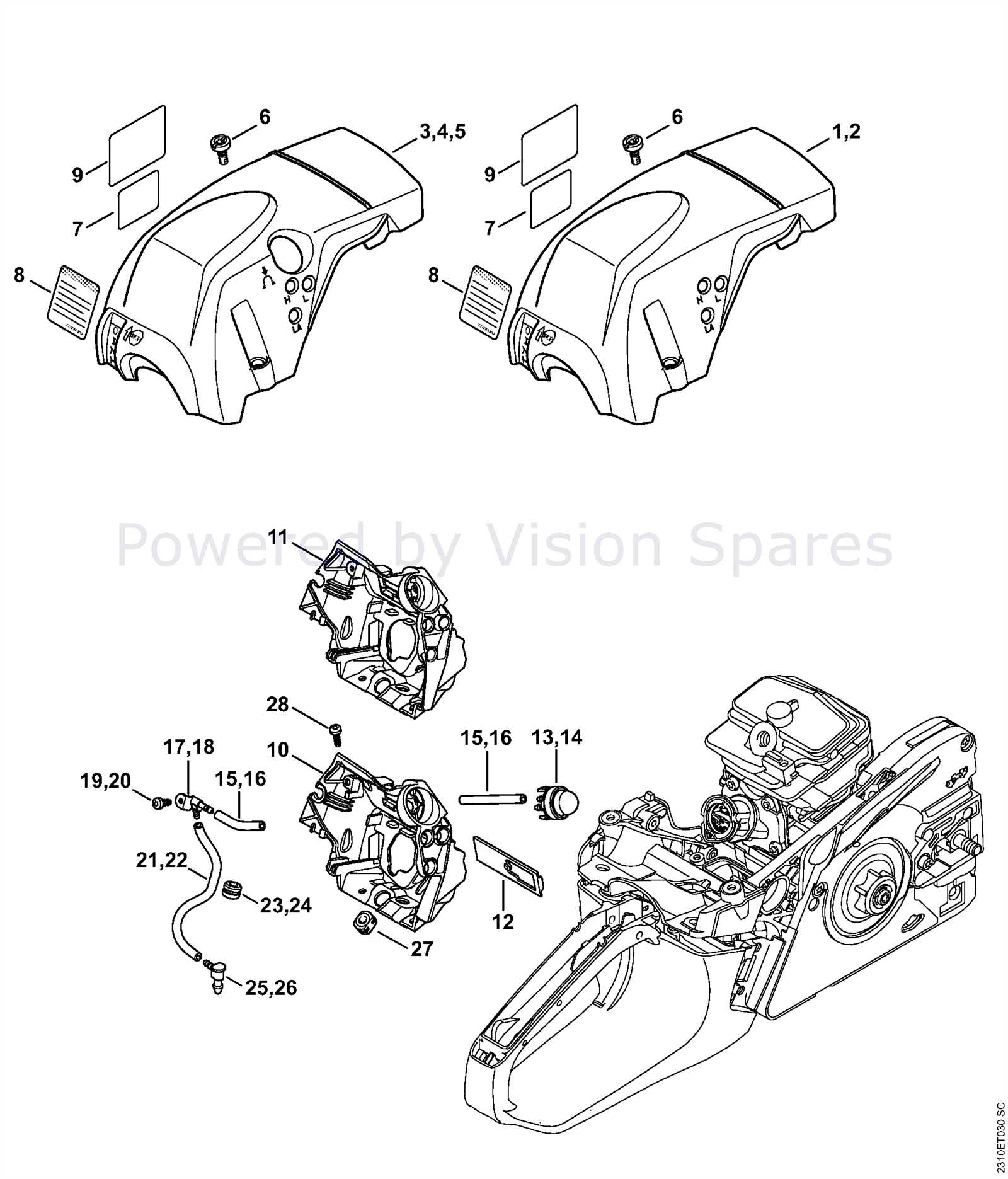 stihl 251 parts diagram