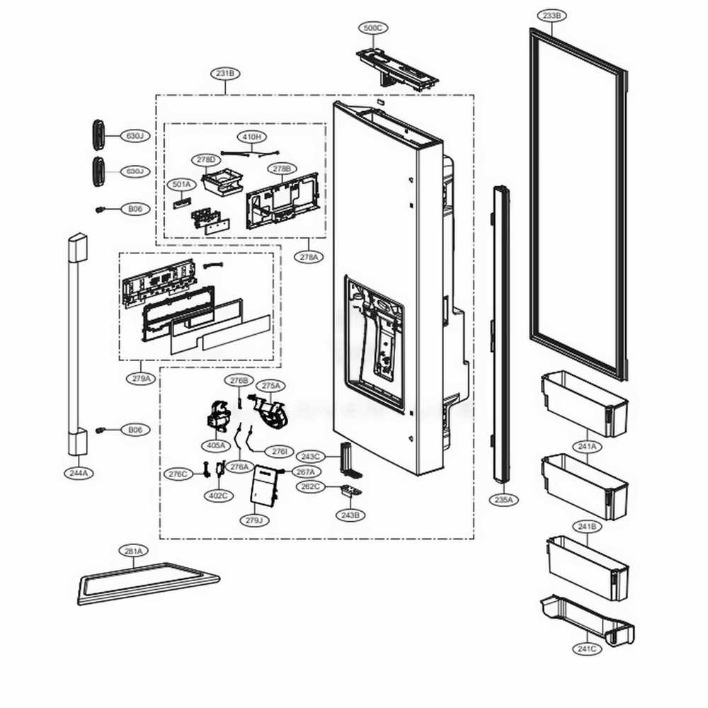 lg ice maker parts diagram