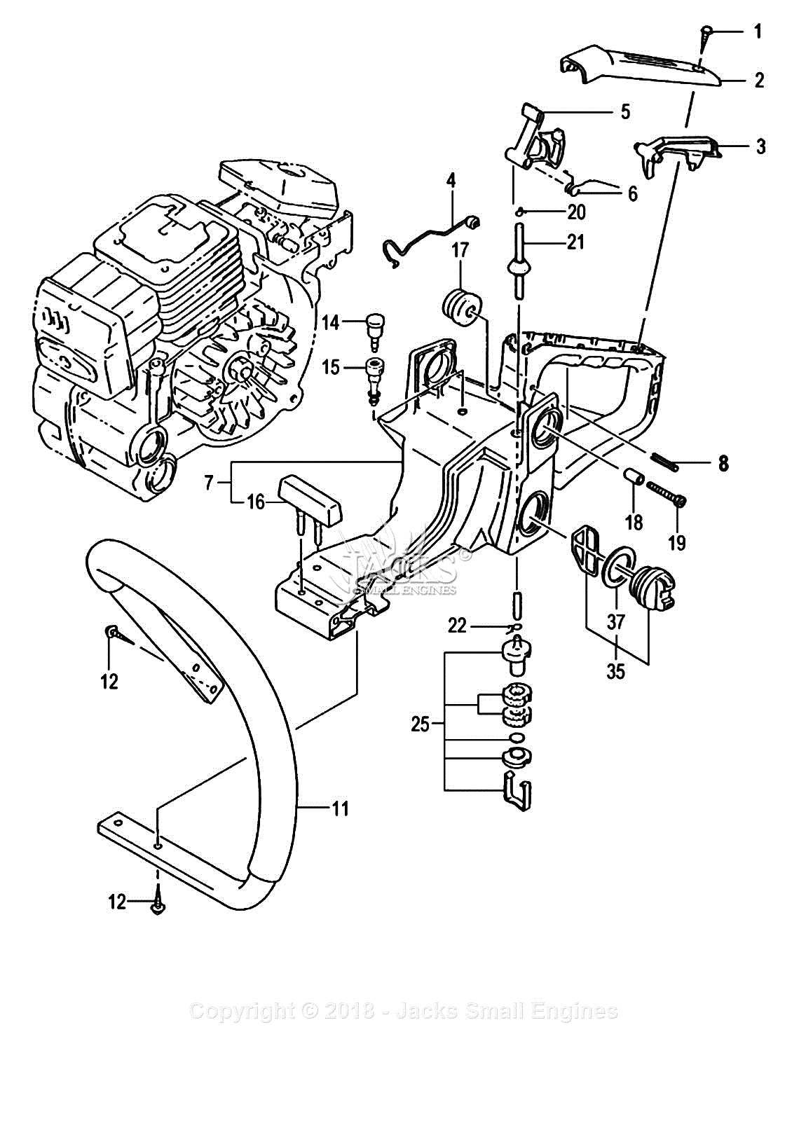 stihl 029 parts diagram