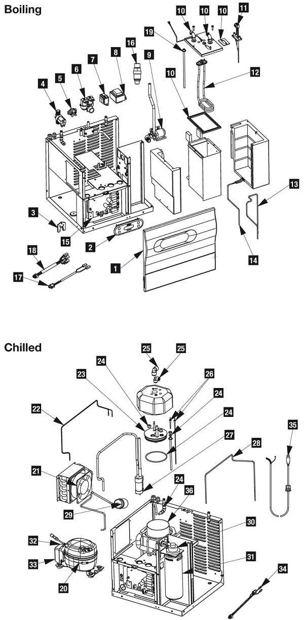 viva water dispenser parts diagram