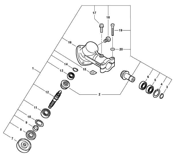 echo srm 225 trimmer head parts diagram