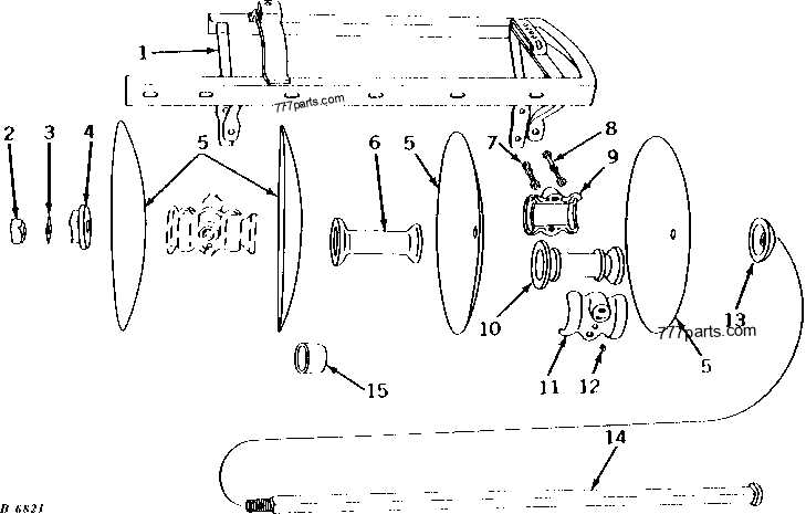 john deere bw disc parts diagram