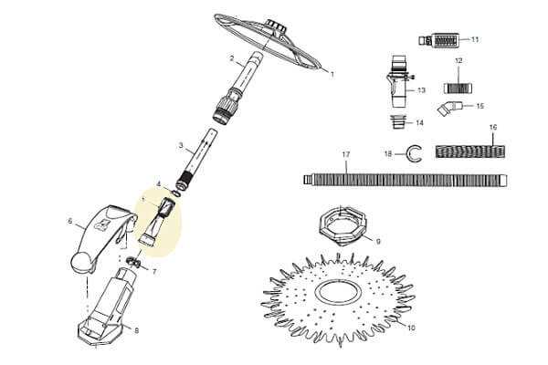 the pool cleaner parts diagram