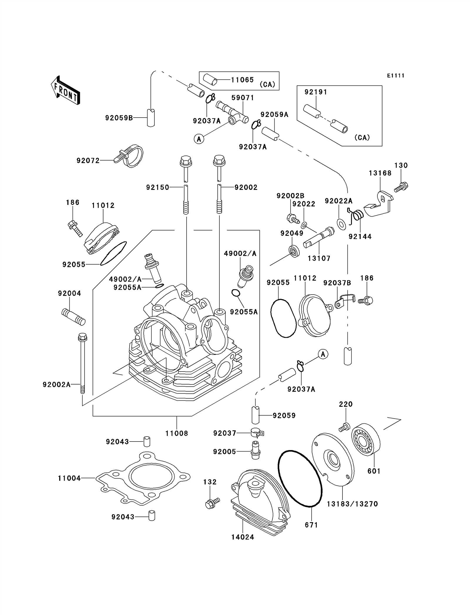 kawasaki bayou 220 parts diagrams