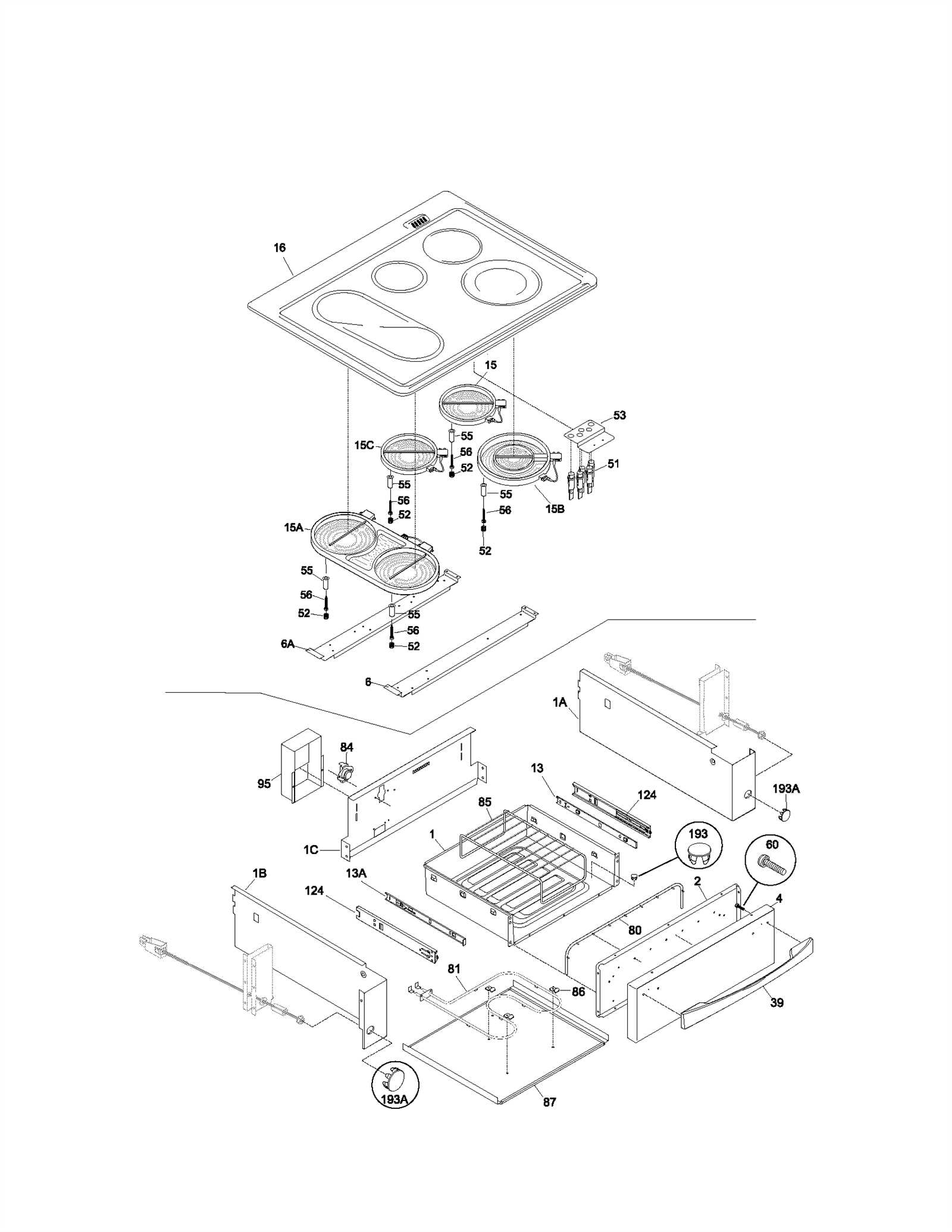 kenmore oven model 790 parts diagram