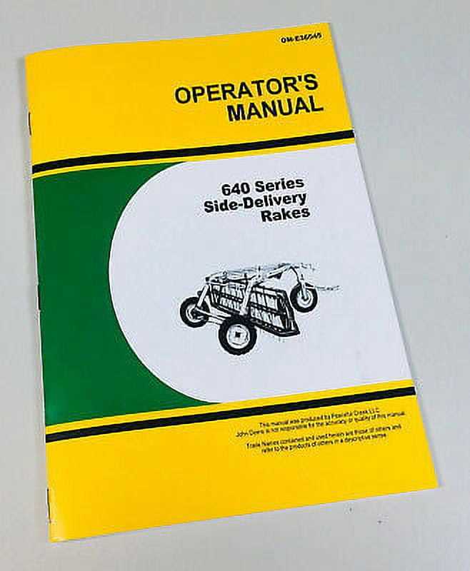 john deere 640 rake parts diagram