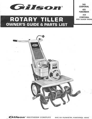 poulan tiller parts diagram